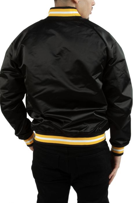 Grambling State Satin Jacket Black, Gold