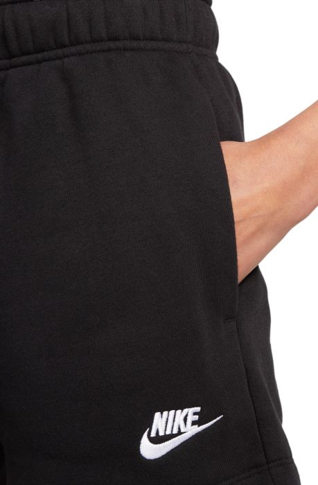 Nike Sportswear Club Fleece Mid-Rise Shorts Black/White