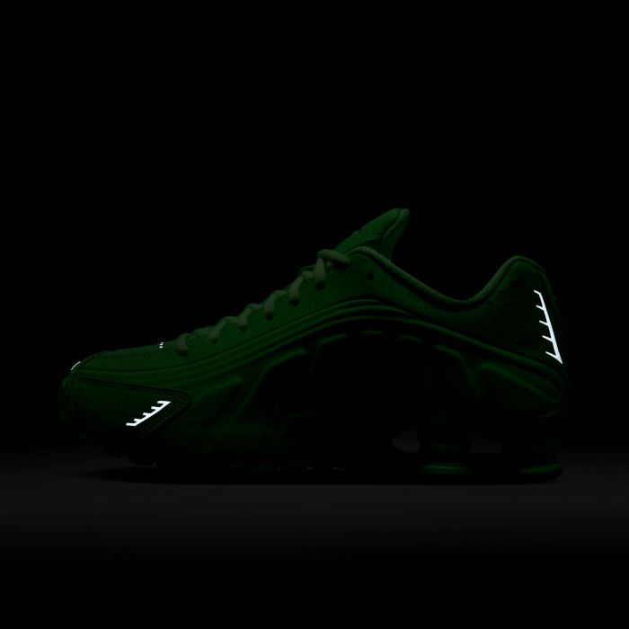 Shox R4 Green Strike/Metallic Silver
