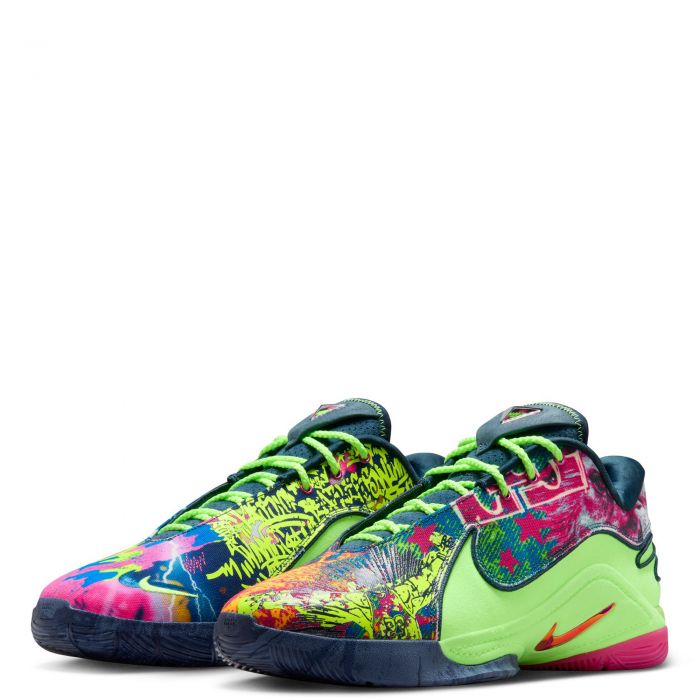 LeBron XXII Blustery/Fireberry-Ghost Green