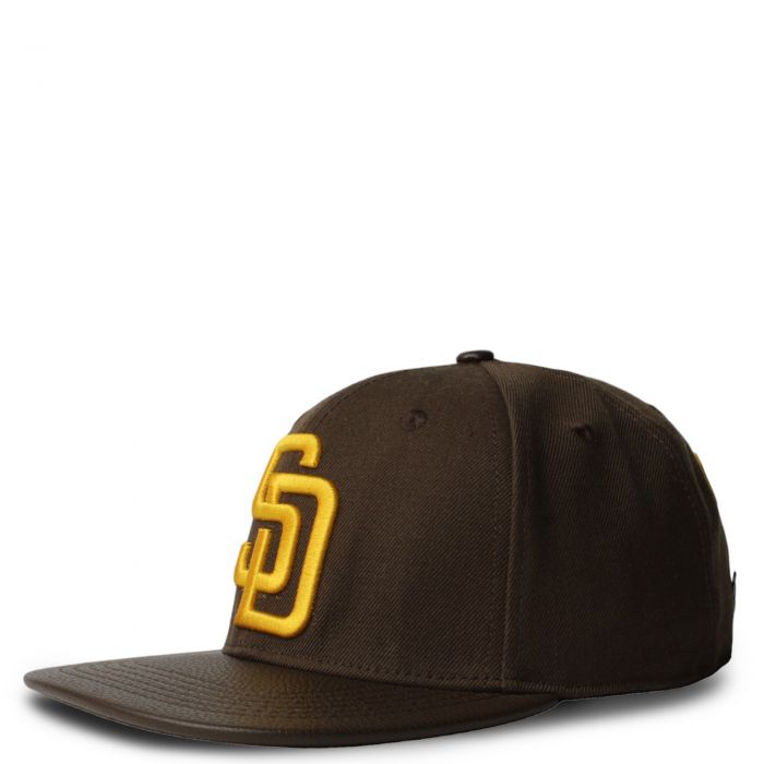 San Diego Padres Strapback Hat  Brown