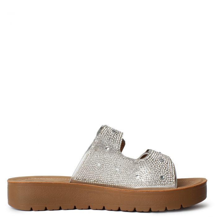 Karina Strap Slide silver