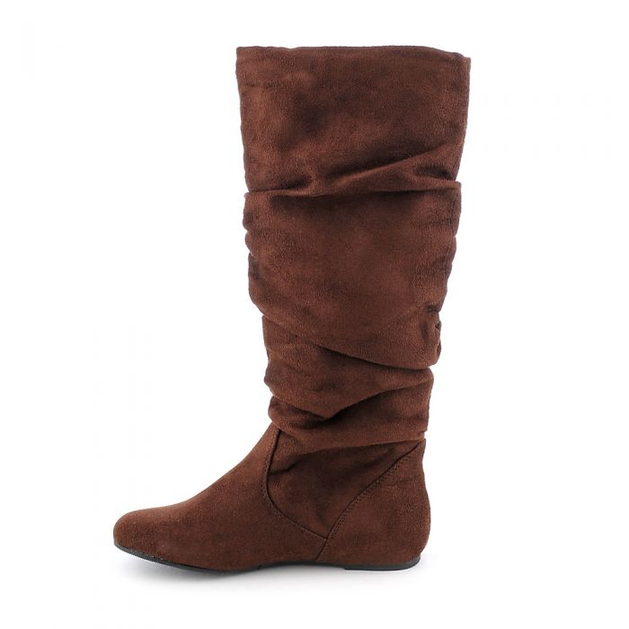 Flat Boot Zulu-S Tobacco Suede Tobacco Suede