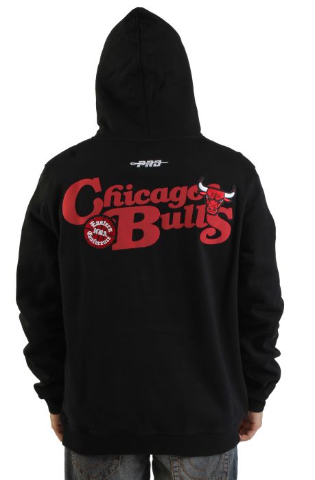 NBA Chicago Bulls Souvenir Pullover Hoodie  Black