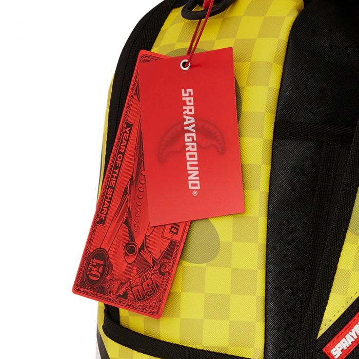 SpongeBob CheckerBob DLXSV Backpack Yellow