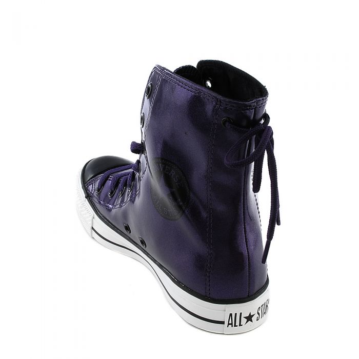 Purple / Black Womens All Star Slouchy Hi