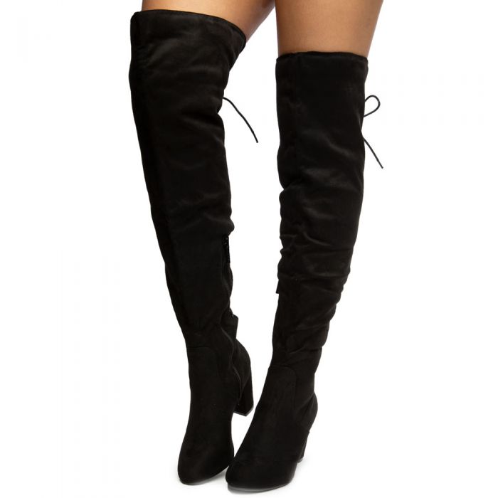Lepeka-29 Thigh-High Boots Black