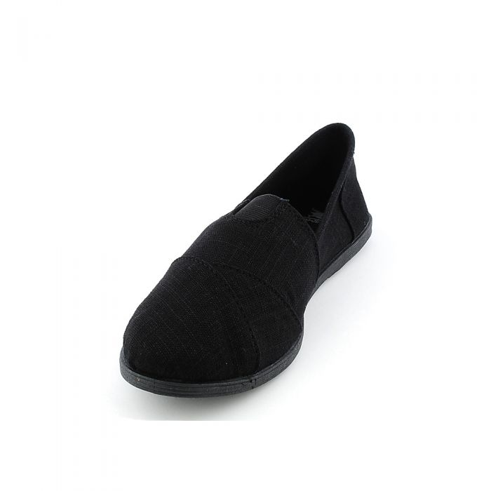 Womens Object-S Black Linen