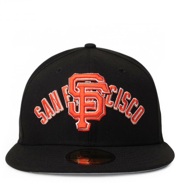 MLB San Francisco Giants 59Fifty Fitted Hat BLACK/ORANGE