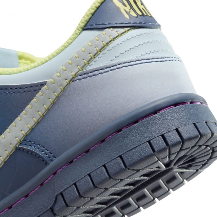 Grade School Dunk Low Diffused Blue/Blue Tint-Luminous Green