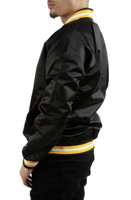 Grambling State Satin Jacket Black, Gold