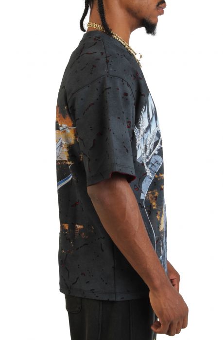 Hockey Mask Ice Warrior T-Shirt  Black