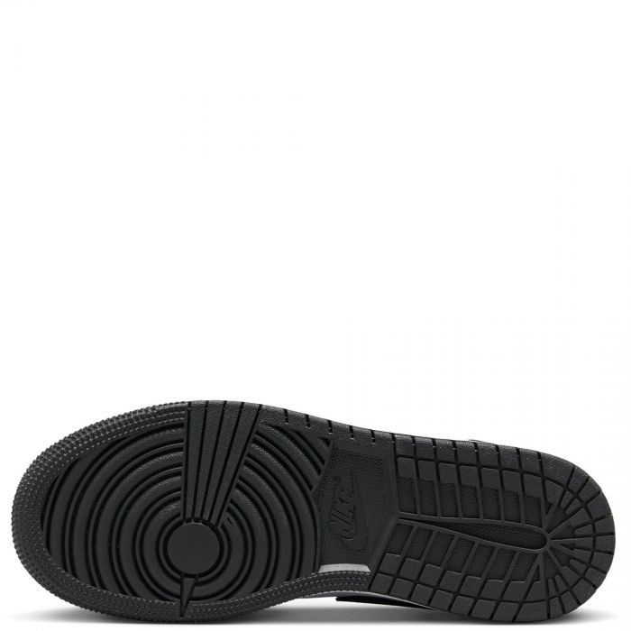 Grade School Air Jordan 1 Mid SE Off Noir/Black-White-Black