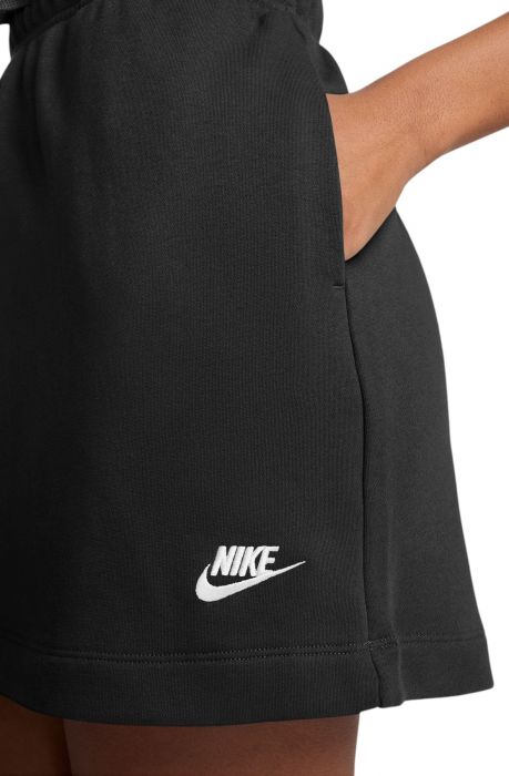 Sportswear Club Fleece Mid-Rise Skirt Black/White