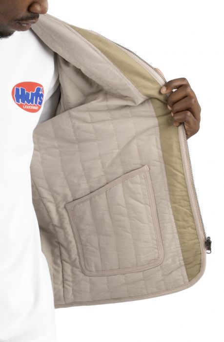 Reversible Liner Jacket Cream/Sage