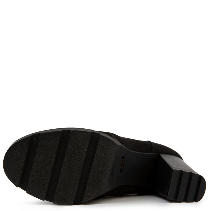 Pilate-05 Ankle Heel Booties Black