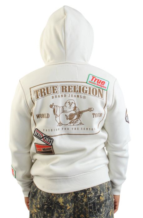 BIG T PATCH ZIP HOODIE Vapor Grey