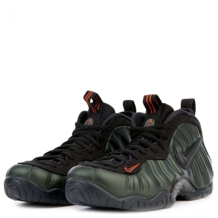 nike foamposite black and orange