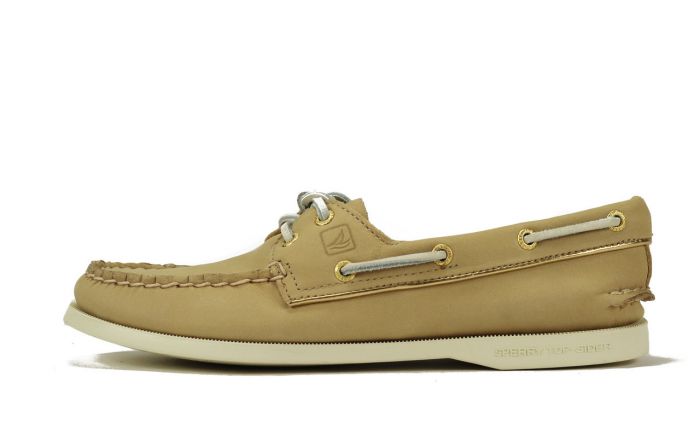 Sperry Topsider for Women: A/O Desert Gold Boat Shoe Tan