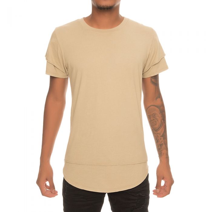 raw edge tee