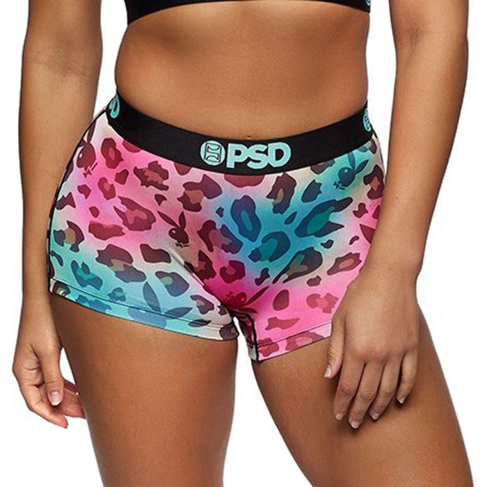 Playboy- Wild Bunny Boy Short Leopard Multi