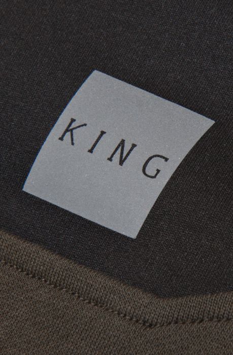 Langdon Tech Tracksuit Hood Black/Fern Black & Green