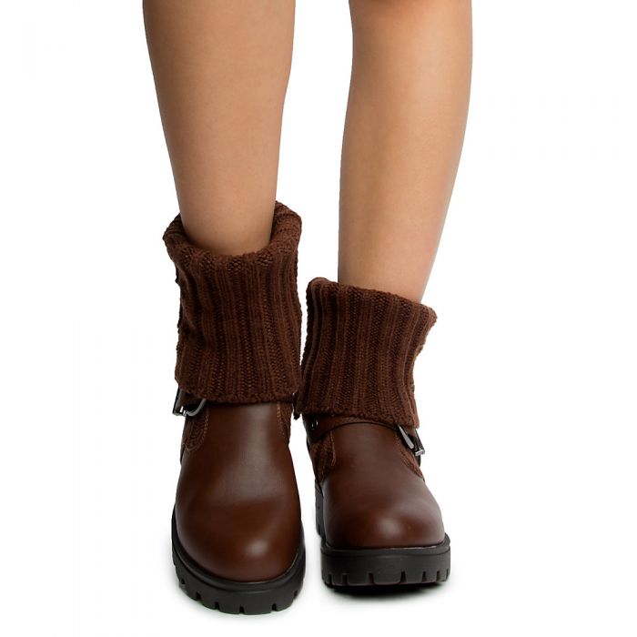 Tread-18s Ankle Boots Brown