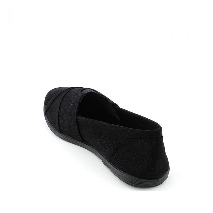Womens Object-S Black Linen