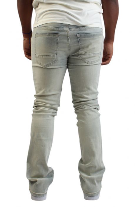 Seville Floral Stacked Jean Seville Blue