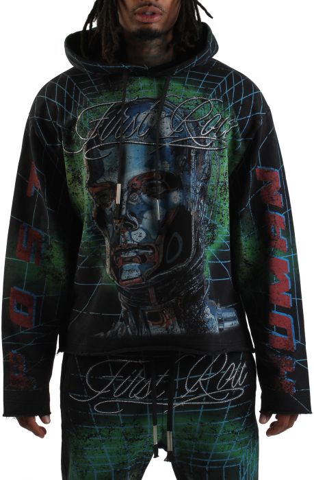 Post Human Matrix Hoodie  Black