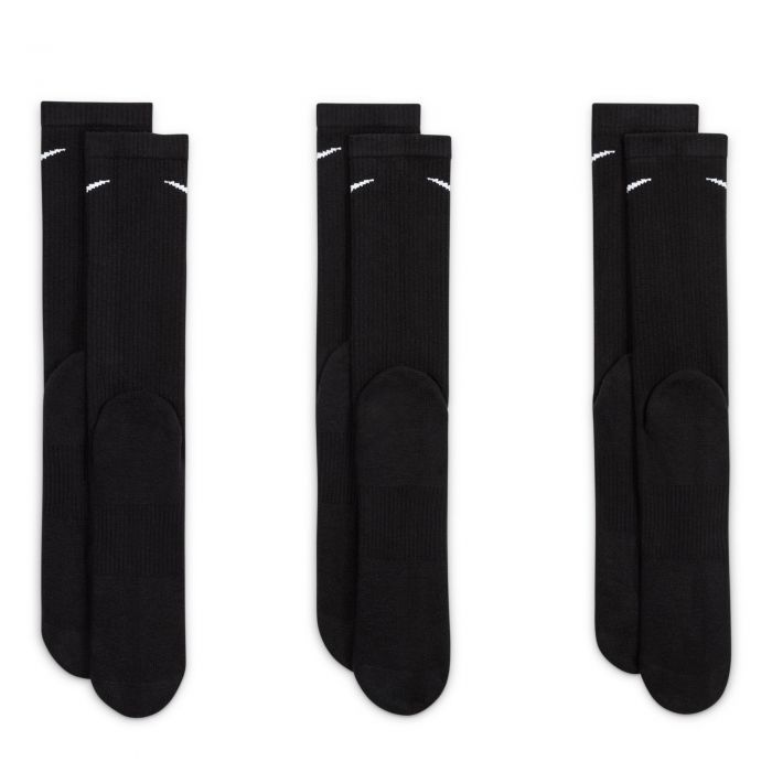 Crew Socks (3 Pairs) Black/White