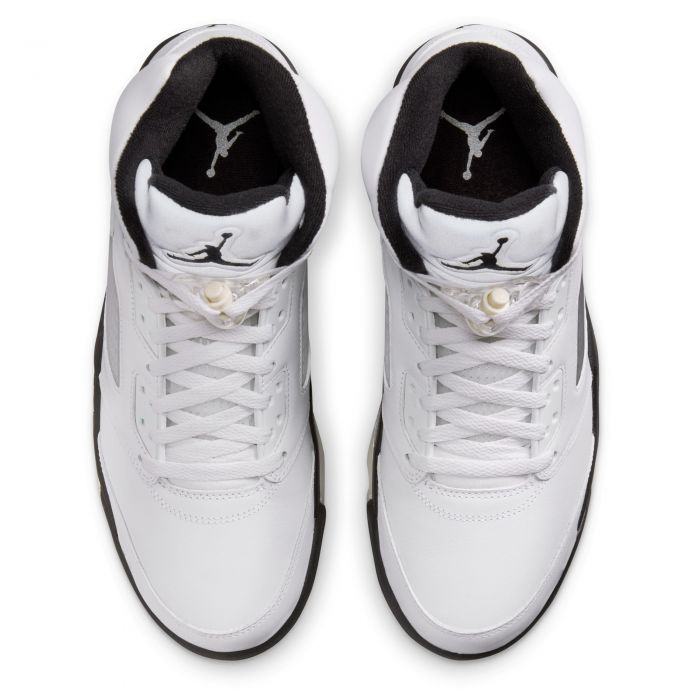 Air Jordan 5 Retro White/Black-Sail-Metallic Silver