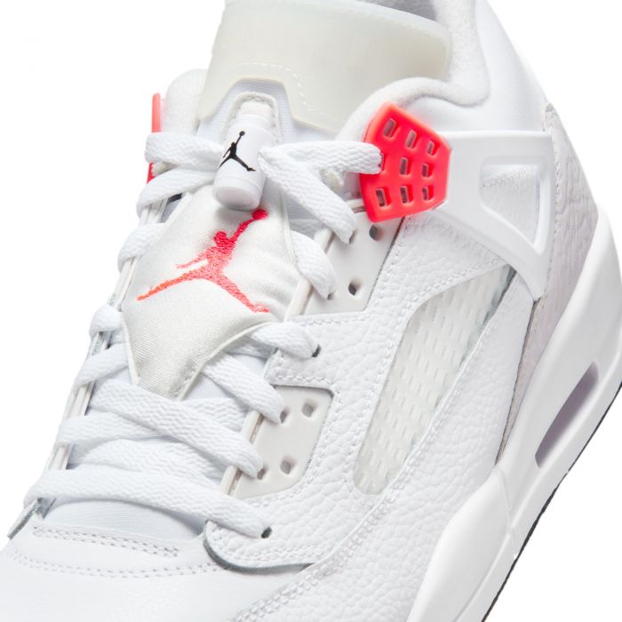 Jordan Spizike Low White/Bright Crimson-Vast Grey-Black