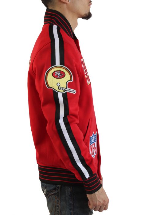 NFL San Francisco 49ers Game Day Jacket  Crimson