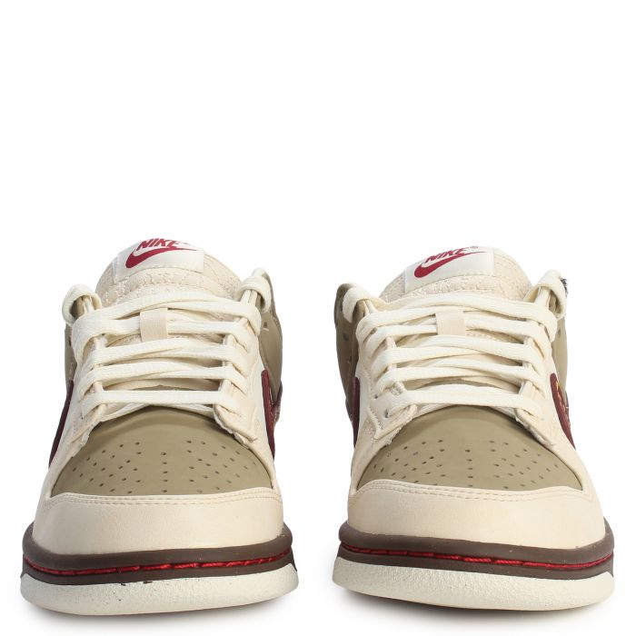 Dunk Low Retro  Khaki/Team Red-Baroque Brown-Pearl White