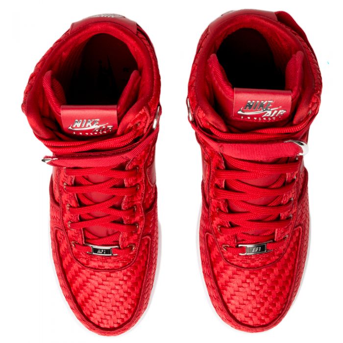 AIR FORCE 1 HIGH '07 LV8 WOVEN GYM RED/WHITE//GYM REDGYM RED/WHITE//GYM RED