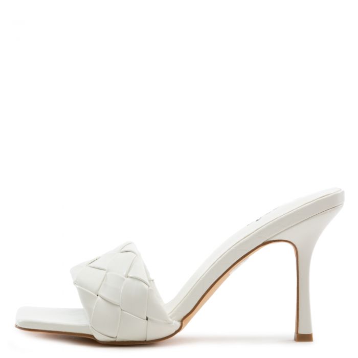 Leasa-01 High Heel Sandals White