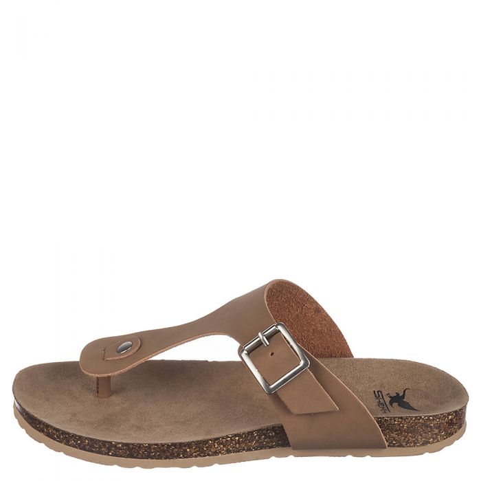 Women's Meet-S Thong Sandal Tan