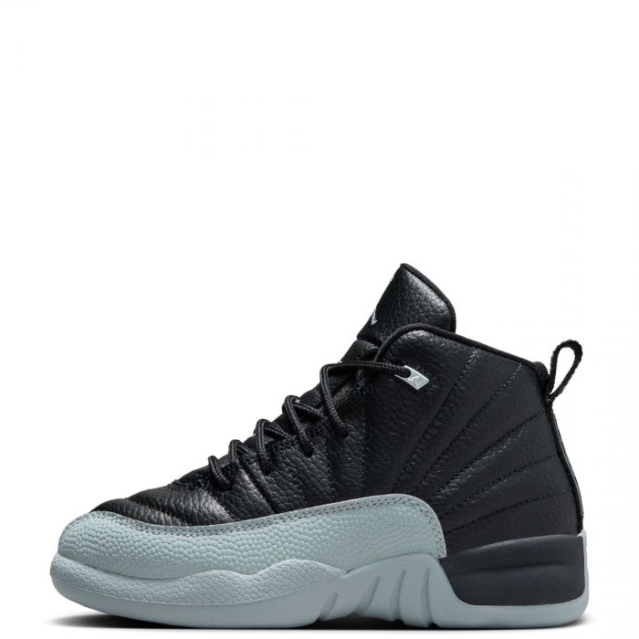 JORDAN Pre-School 12 Retro "Black and Wolf Grey 151186 010 - Shiekh