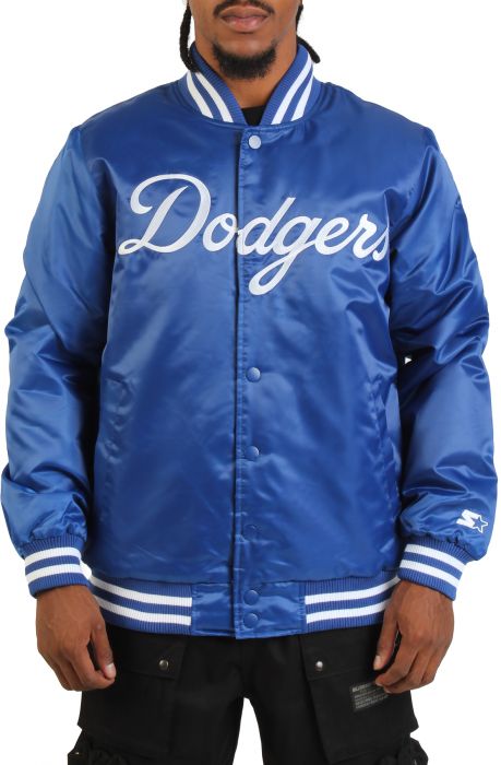 MLB Los Angeles Dodgers Satin Jacket  Dodger Blue