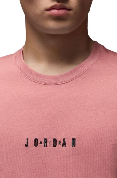Jordan Air T-Shirt Rust Pink/Black/Black