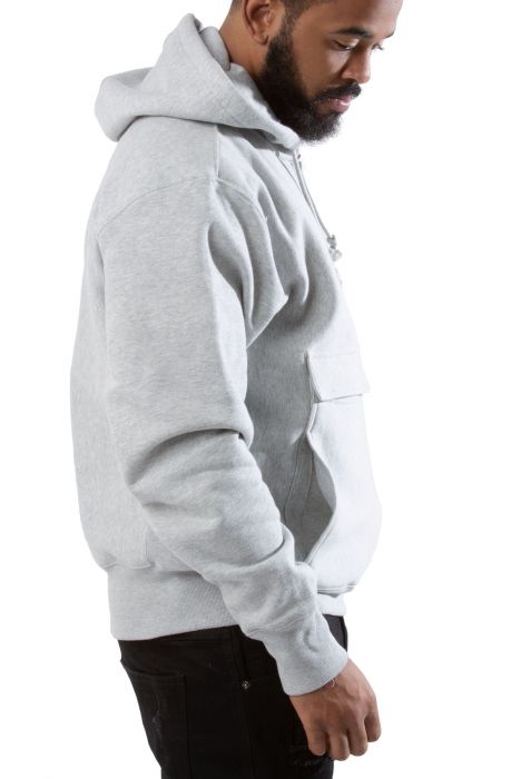 Reverse Weave Anorack Oxford Gray