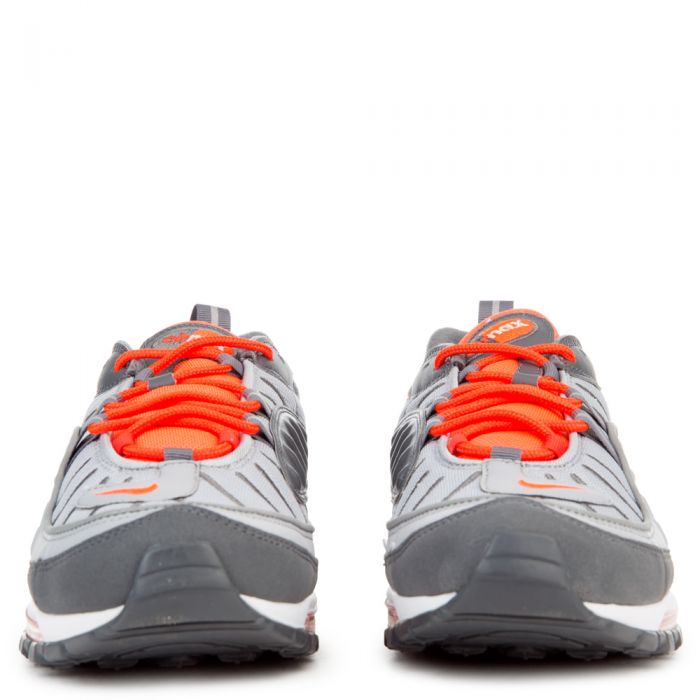 MEN'S NIKE AIR MAX 98 WOLF GREY/DARK GREY/TOTAL CRIMSON