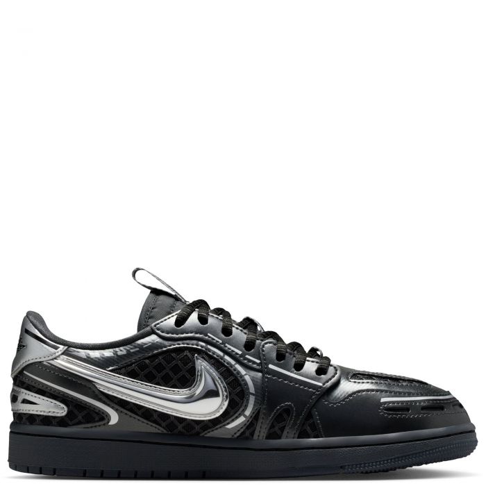 Air Jordan 1 Low Method of Make Black/Metallic Silver-White-Anthracite