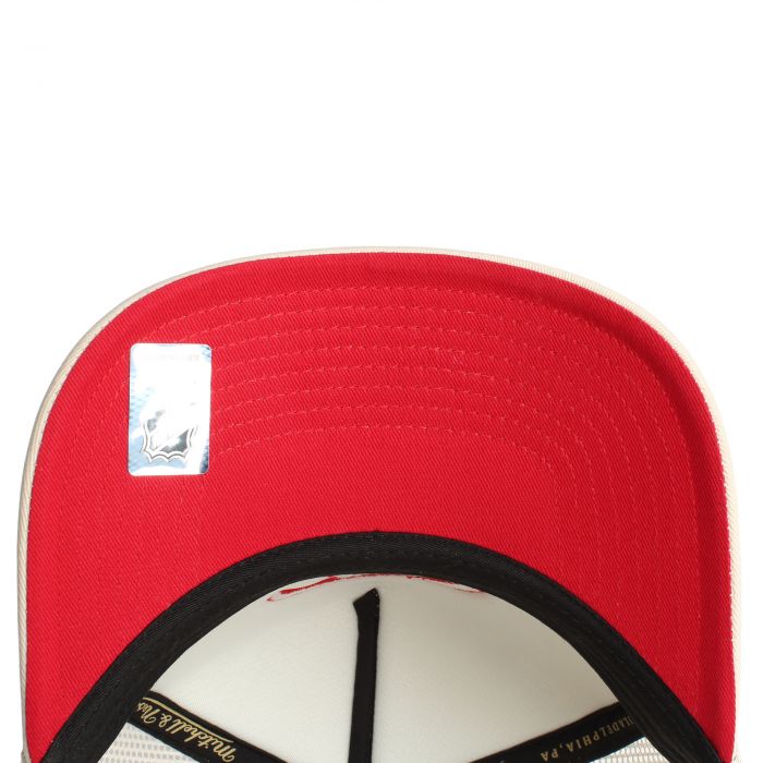 MITCHELL AND NESS NHL Detroit Red Wings Cream Vintage Trucker Hat