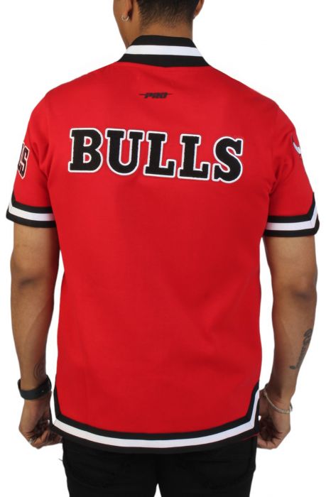 Chicago Bulls Warmup Jersery Red