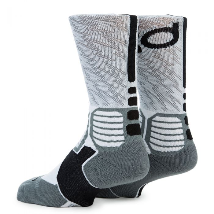 MEN'S NIKE KD HYPER ELITE SOCK WHITE/BLACK/BLACK