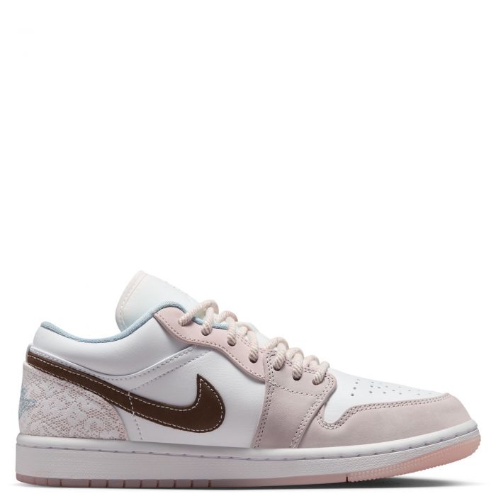 Women's Air Jordan 1 Low WHITE/IRONSTONE-WHITE-LIGHT SOFT PINK