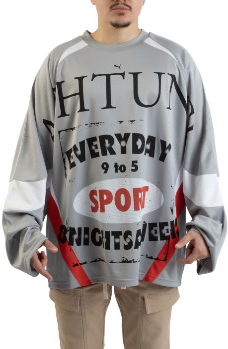 Nine To Five Longsleeve Jersey Gray Echo