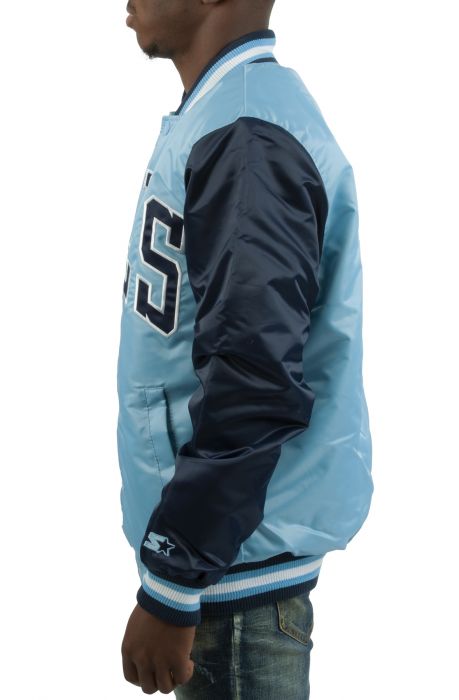 Chicago Bulls Carolina Blue Jacket Carolina Blue/ Navy